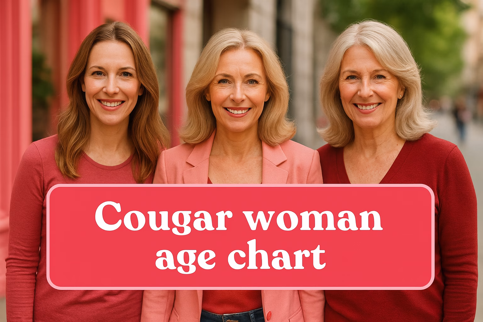 Cougar woman age chart