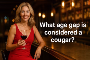 What age gap is considered a cougar?