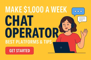 make $1000 a week chat operator