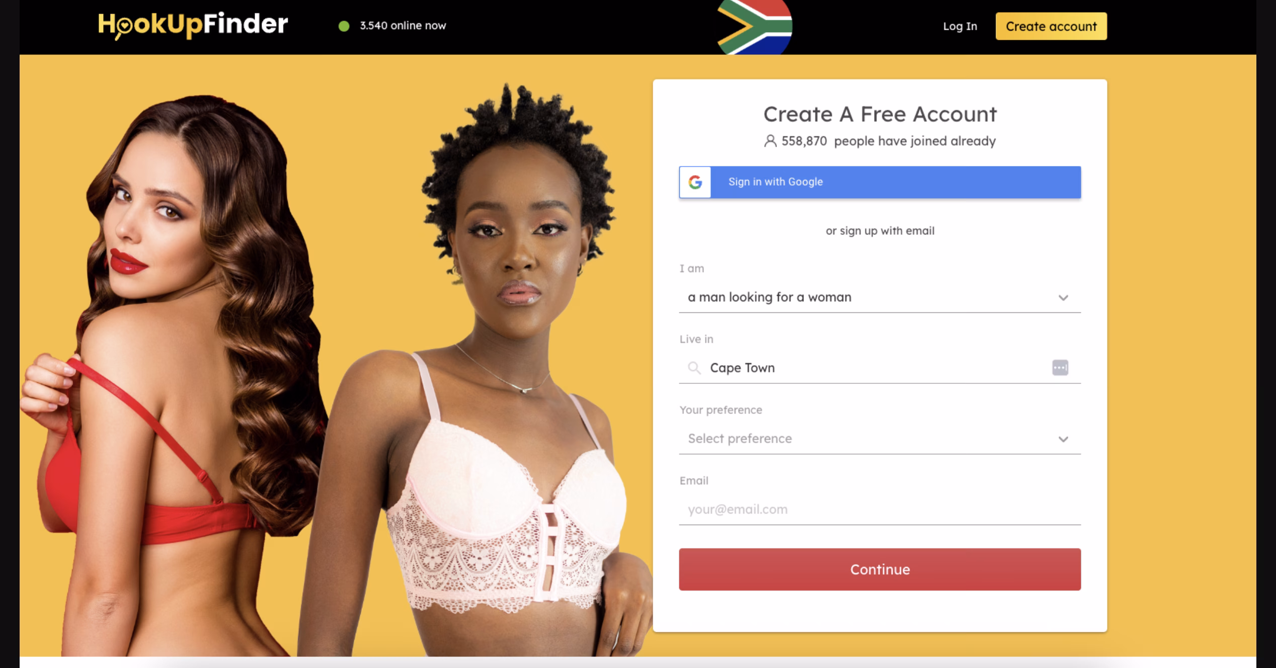 hookup finder review